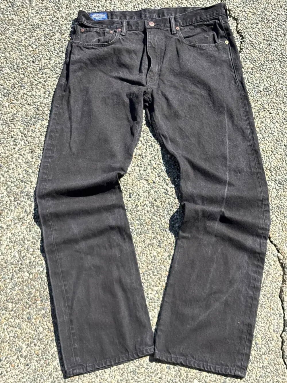 Pendleton Woolen Mills Men’s Denim 100% cotton Jeans Black Straight 38x34